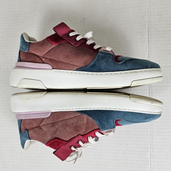 GIVENCHY WING Multicolor Cord Velvet Sneakers Size 39 - Picture 9 of 16